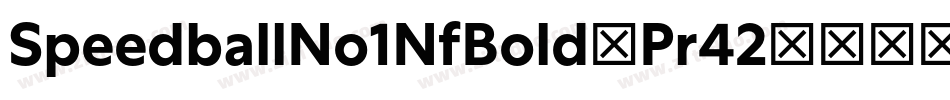 SpeedballNo1NfBold-Pr42字体转换