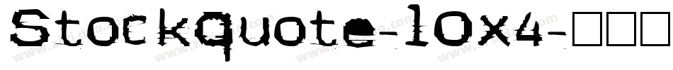 StockQuote-LOx4字体转换