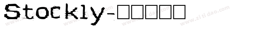 Stockly字体转换