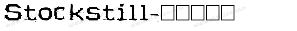 Stockstill字体转换