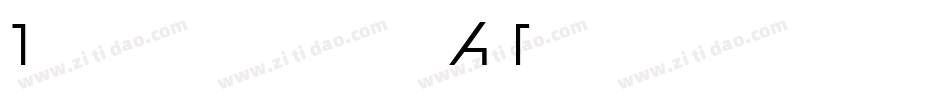Trillium-GildedAlt字体转换