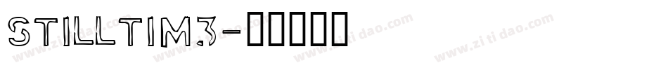 stilltim3字体转换