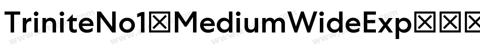TriniteNo1-MediumWideExp字体转换