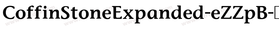 CoffinStoneExpanded-eZZpB字体转换