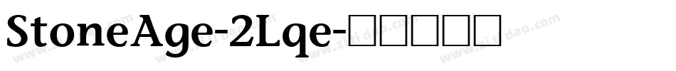 StoneAge-2Lqe字体转换