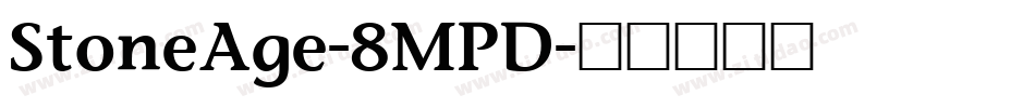 StoneAge-8MPD字体转换