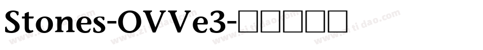 Stones-OVVe3字体转换