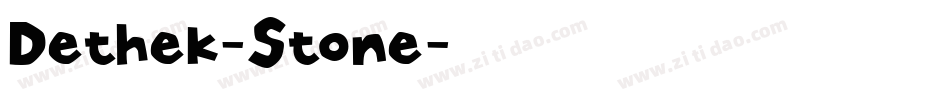 Dethek-Stone字体转换