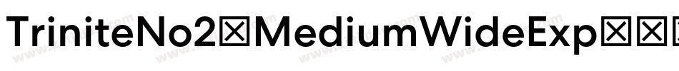 TriniteNo2-MediumWideExp字体转换