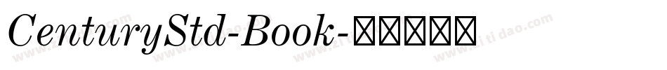 CenturyStd-Book字体转换