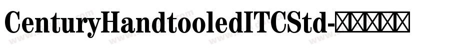 CenturyHandtooledITCStd字体转换