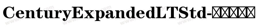 CenturyExpandedLTStd字体转换
