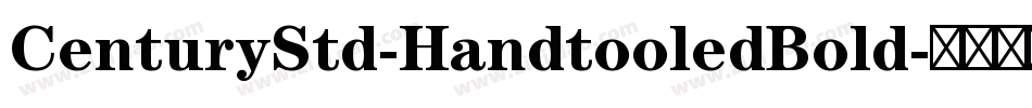 CenturyStd-HandtooledBold字体转换