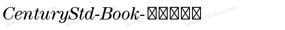 CenturyStd-Book字体转换