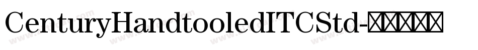CenturyHandtooledITCStd字体转换