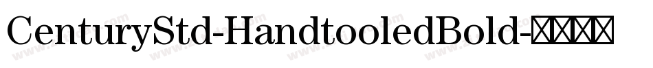 CenturyStd-HandtooledBold字体转换