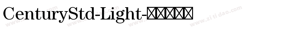 CenturyStd-Light字体转换