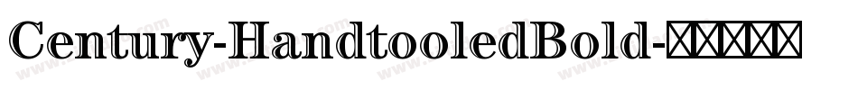 Century-HandtooledBold字体转换