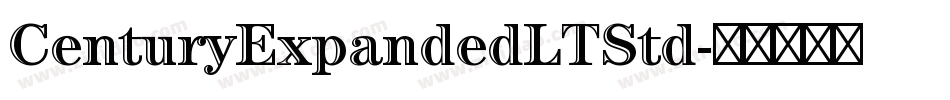 CenturyExpandedLTStd字体转换