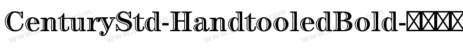 CenturyStd-HandtooledBold字体转换