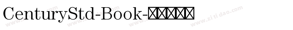 CenturyStd-Book字体转换