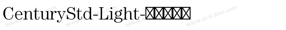 CenturyStd-Light字体转换