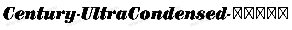 Century-UltraCondensed字体转换