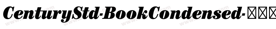 CenturyStd-BookCondensed字体转换
