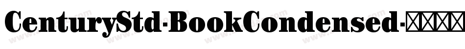 CenturyStd-BookCondensed字体转换