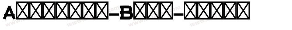 Aventura-Bold字体转换