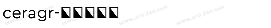 ceragr字体转换