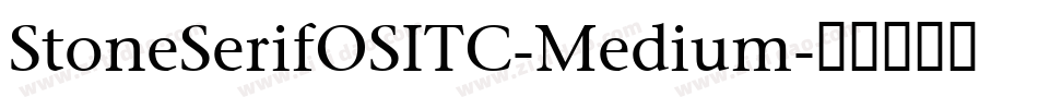 StoneSerifOSITC-Medium字体转换