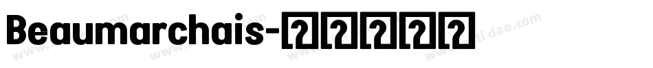 Beaumarchais字体转换