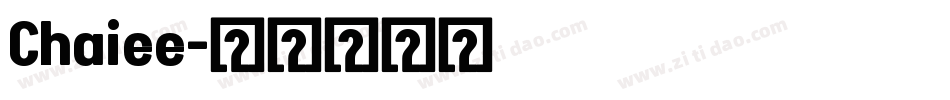 Chaiee字体转换