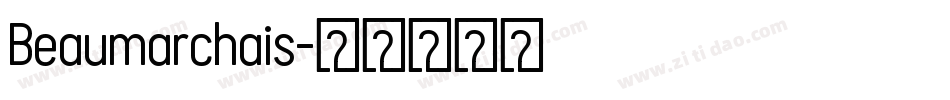 Beaumarchais字体转换