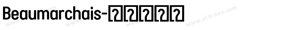 Beaumarchais字体转换