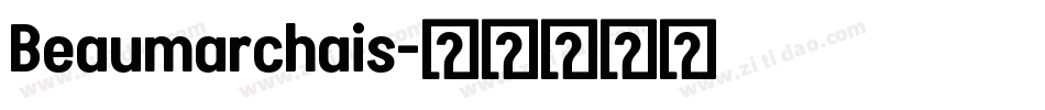 Beaumarchais字体转换