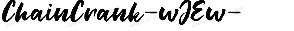 ChainCrank-wJEw字体转换