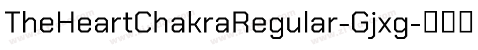 TheHeartChakraRegular-Gjxg字体转换