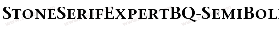 StoneSerifExpertBQ-SemiBold字体转换