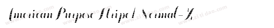 AmericanPurposeStripe1Normal-Zqd3字体转换