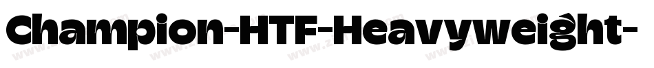 Champion-HTF-Heavyweight字体转换