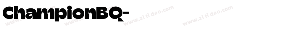 ChampionBQ字体转换