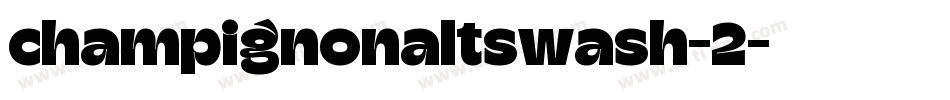 champignonaltswash-2字体转换