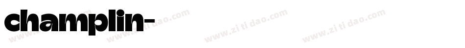 champlin字体转换