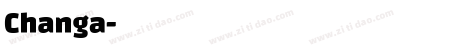 Changa字体转换