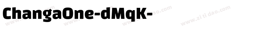 ChangaOne-dMqK字体转换