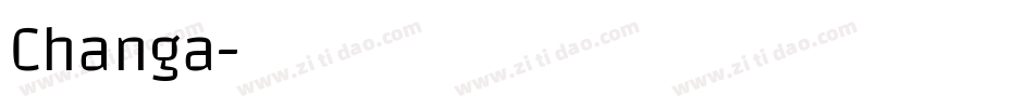 Changa字体转换