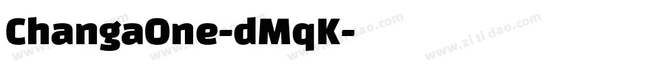ChangaOne-dMqK字体转换