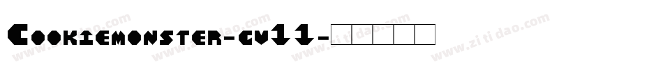 Cookiemonster-gv11字体转换